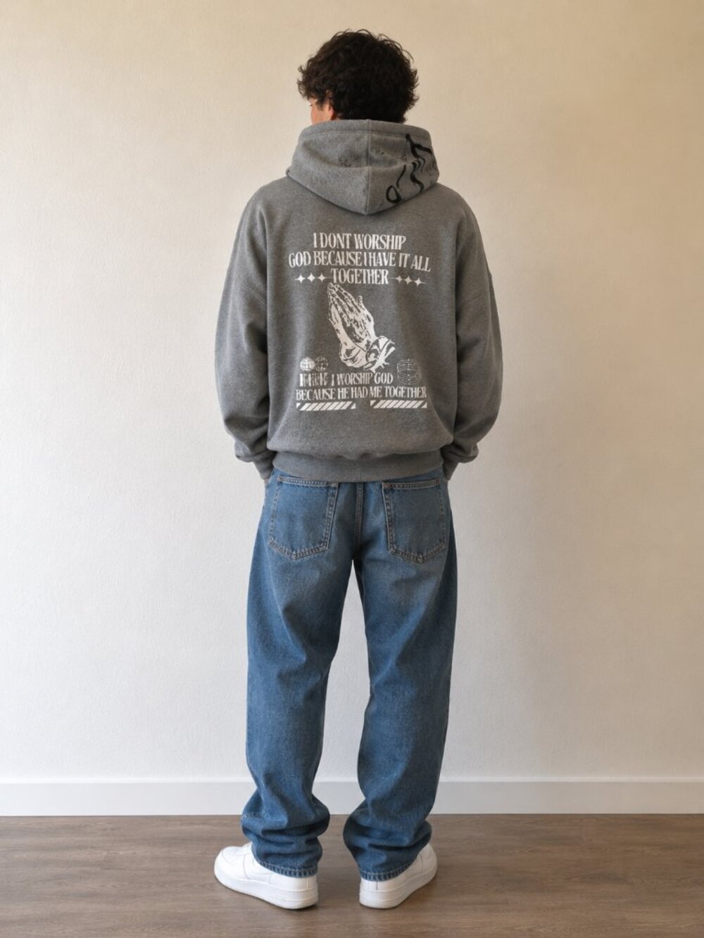 Gildan Gray Pullover Hoodie